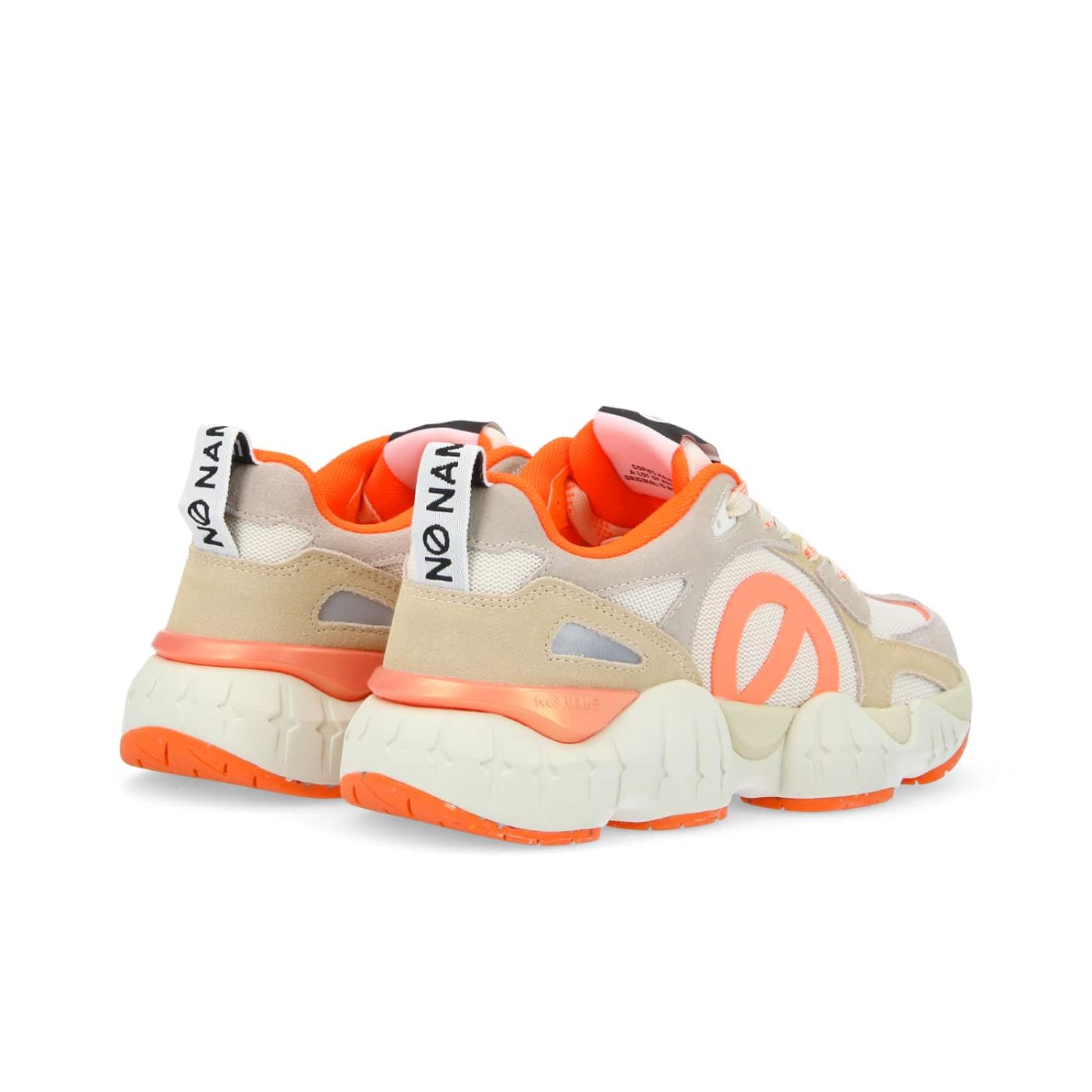 KRAZEE RUNNER W - SUEDE/KNIT/LOGO - SABLE/DOVE/F.ORANGE